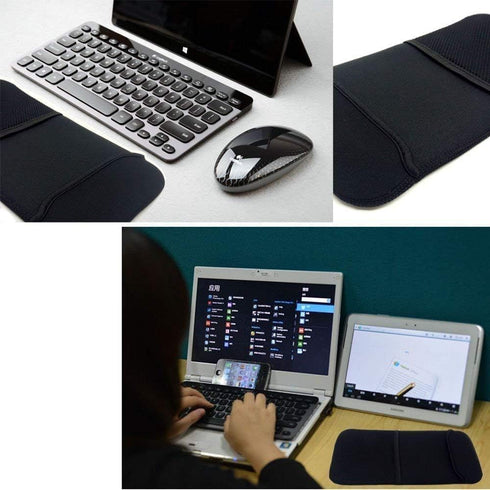 Water-repellent soft protective case compatible with Apple Magic Keyboard MK2A3LL/A and Apple Magic Mouse, black...