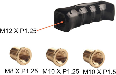 JGR Universal Gun Grip Handle Shift Knob Manual Gearbox Screw On for Dodge Magnum Ford Honda Mazda Mitsubishi Nissan Subaru Toyota Jeep Jaguar Acu...