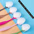 Yoseng 5 pcs Ink Blending Brushes Protection Cap,Toothbrush Type Ink Mixing Brush Cover(for 1.14 inch Brush Head Rainbow 3)...