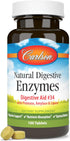 Carlson - Natural Digestive Enzymes, Digestive Aid #34 with Protease, Amylase & Lipase, Digestive Support, Nutrient Absorption & Optimal Wellness,...