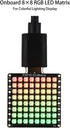 ESP32-S3 Matrix ESP32 S3 Development Board with 8×8 RGB LED Matrix and QMI8658C Attitude Sensor, 17 x Multi-Function GPIO Pins, Supports Wi-Fi and...