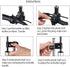 Umbrella Mount Holder, Adjustable Umbrella Mount Stand No Need Wrench to Attach/Detach Umbrella Clamp for Wheelchairs, Walker, Rollator, Biycle, P...