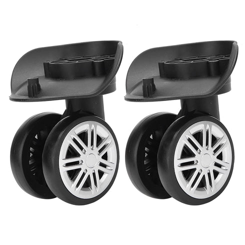 Suitcase Wheel Replacement, Mute Double Row Luggage Wheel Universal Outdoor Swivel Caster for Luggage Suitcase Trolley...