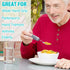 Adaptive Utensils, Adaptive Utensils 4pcs for Hand Tremors,Elderly, Arthritis,Parkinsons-Built Up Utensils for Adults–Easy Grip Aids Handle–2.5oz ...