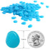 Glow in The Dark Pebbles for Outdoor Decor, Garden Lawn Yard, Aquarium, Walkway, Fish Tank, Pathway, Powered by Light or Solar-Recharge Repeatedly...