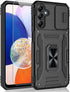 for Samsung Galaxy A14 5G Case, Shockproof Phone Case & Sliding Camera Cover & Ring Holder Kickstand with Screen Protector for Samsung Galaxy A14 ...