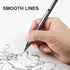 Xmusk Mechanical Pencil with A5 Sketch Book Set 0.5mm & 0.7mm Pencil 50 Sheets 120gsm Top Spiral Bound Acid Free Art Sketchbook Drawing Pad for Pa...