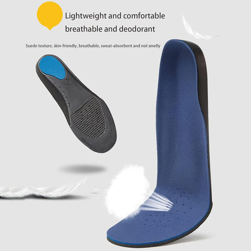 Arch Support Insoles for Women and Men Orthotic Plantar Fasciitis Pain Relief Relieve Flat Feet High Arch Foot Pain Apply to Sneakers or Work Boot...