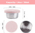LALASTAR Salad Dressing Containers Set, Small Condiment Containers with Silicone Lids, Leakproof & Reusable for Condiments, Snacks, Dipping Sauce,...