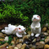 4Pcs Cute Rabbit Miniature Figurines and Cute Squirrel Decorative Fairy Garden Accessories Hand Drawn DIY Miniature Garden Decoration for Rooftop ...