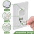 Outlet Covers Baby Proofing Socket Protectors Child Safety Plug Caps Difficult for Toddler to Remove Electric Shock Guard for US 3-Prong White 40 ...
