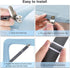 Sheet Fasteners, Sopito 4pcs Adjustable Elastic Straps to Keep Sheets in Place Heavy Duty Non Slip Bed Cover Grippers Clips for Crib to King Size ...