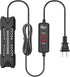 AQQA Small Aquarium Heater,Submersible Fish Tank Heater Adjustable Temperature,Mini Short Dual-use Fish Heater with LED Digital Display Thermostat...