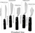 5PCS Paint Knife Large Palette Knives Set Stainless Steel Spatula Pallet Knife Color Mixing Art Supplies for Oil, Acrylic, Canvas, Watercolor Pain...