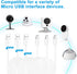 3 Pack 16.4FT Micro USB Power Extension Cable for Wyze Cam V3,WyzeCam Pan,Yi Camera,Oculus Go,Eufy,Echo Dot Kid Edition,Nest Cam,Netvue,Blink,Furb...