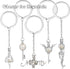 DOUBI Pearl Bead Cages Pendants Necklace Charms for Adults Women DIY Jewelry Making Aromatherapy Diffuser Necklace Lockets Metal Charms for Crafts...