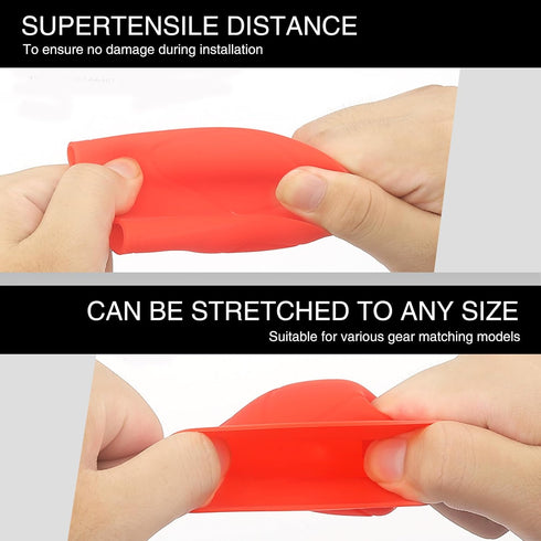 1 PC Universal Car Shift Knob Cover, Comfortable Shifting Universal Anti-Slip Auto Knob Gear Stick Protector for Men Women, Vehicle Accessoriesfor...