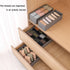 Underwear Organizer with Drawer Dividers, Foldable Fabric Dresser Closet Organizers Bins, Bedroom Cabinet Organization and Storage Box for Baby Cl...