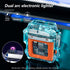 SKRFIRE Electric Lighters Rechargeable Flameless Windproof Outdoor Lighter Plasma Lighter USB Rechargeable Clear Waterproof Double Arc Lighter for...