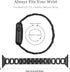 OULUCCI Compatible Apple Watch Bands For Women 2024-Series 10 42mm 41mm 40mm 38mm iwatch Series 9 8 7 6 SE 5 4 3 2 1 D-Shape Stainless Steel iWatc...