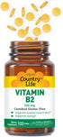 Country Life Vitamin B-2, Supports Health Eyes & Skin and Energy, 100mg, 100 Tablets, Certified Gluten Free, Certified Vegan, Certified Halal…...