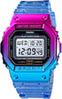 Gosasa Womens Watch Gradient Color Silicone Plating Digital Electronic Waterproof Sports Wristwatches Casual Watch Student Watches...