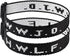 POYAMUSE Handmade WWJD and HWLF Bracelet Set for Men and Women - Adjustable Christian Friendship Bracelets, Ideal Gift for Couples...