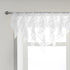 PearAge Ruffled Voile Semi Sheer Curtain Valance, Kitchen Living Room Shabby Chic Ruffle Valance Curtains, Girls Daughters Bedroom Cascade Window ...
