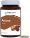 HERBAL HILLS Arjuna Capsules (Terminalia Arjuna) | 120 Count (500 mg) | Standardized Extract Wellness and Health Supplements with Arjuna Bark Extr...
