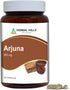 HERBAL HILLS Arjuna Capsules (Terminalia Arjuna) | 120 Count (500 mg) | Standardized Extract Wellness and Health Supplements with Arjuna Bark Extr...