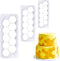 Mity rain Hexagon Cookie Cutter - Geometric Multicutter- Football Cake Fondant Cutter - 3 Size,Hexagon Biscuit Cutters,Novel Creative Cake Decorat...