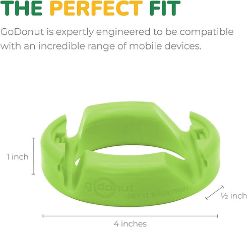GoDonut – Phone Stand Original – Cell Phone Holder + Tablet Stand Desk Organizer – Compatible with Tablet, iPhone 16 15 14 Pro Max, Android & Most...