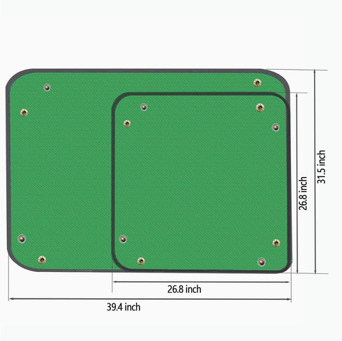 Plant Repotting Mat for Plants, Foldable Indoor Succulent Potting Tray, Portable Gardening Transplanting Mats - Size Included 26.8" x 26.8" and 39...