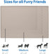 MIGHTY MONKEY 100% Waterproof Dog Food Mat, Raised Edges Silicone Pet Feeding Placemat for Cat, Dogs, Pet Bowls, High Lipped Tray Prevents Water S...