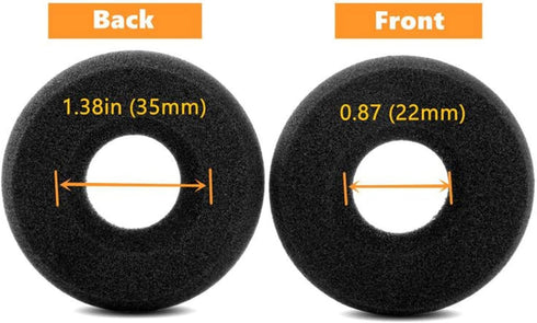 PRO 920 Foam TaiZiChangQin Earpads Sponges Ear Cushions Replacement Compatible with Jabra PRO 920 930 935 9450/VXI BlueParrott B250-XTS/Telex Airm...