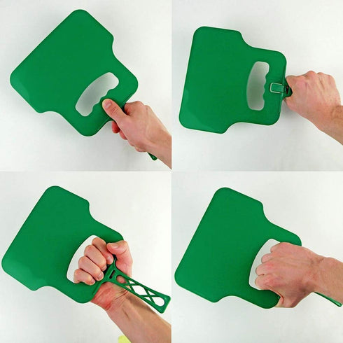 BBQ Hand Fan - Heat Resistant Plastic Barbecue Hand Fan BBQ Flame Blower, Random Color...