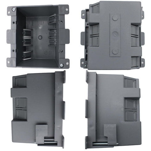 Old Work Electrical Box 2 Gang Extra Deep?PVC Electrical Junction Box for Switch?26 CU.in.Electrical Outlet Box Old Work(1-Pack),ETL,Fire Rated fo...