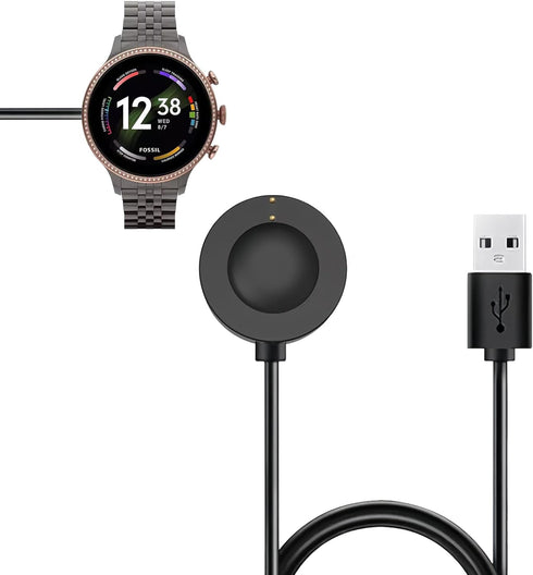 Smart Watch Magnetic Charger for Michael Kors Gen 6/Gen 5E/Gen 5/Gen 4, Fossil Gen 6/Gen 5/Gen 4/Sport, Accessories Charger Cable Built-in Overcur...