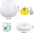 Resin Mold Bottle, Pudding Jar with Lid Silicone Mold for DIY Craft Epoxy Resin Casting, Jewelry Box, Candy Snacks Storage Container,Candle Holder...