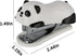 Cute Panda Mini Desktop Stapler, Home Stapler with 1000 Staples...
