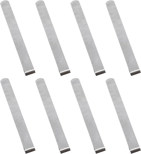 Stainless Steel Sewing Clips Hemming Clips 3 Inch Measurement Ruler Quilting Supplies Hemming Marks Sewing Supplies and Accessories -8PCS...