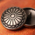 10Pcs 23mm Flower Metal Silver Shank Sewing Buttons DIY Sewing Jacket Coat...