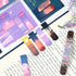 Magnetic Book Markers Landscape Magnetic Bookmarks Magnet Page Markers Set Assorted Book Marks for Students Reading (QS241)...