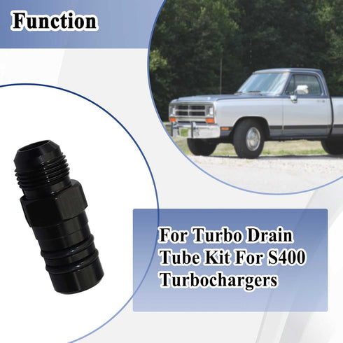 FPE-CTDA-10AN Turbo Drain Tube Adapter, Universal Fit...