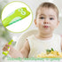 Bendable Baby Spoon Fork Set with Travel Case Feeding Training Toddler Utensils BPA Free Easy Grip Kids Tableware (Blue)...