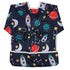 Baby Bib Sleeved Shirt With Pocket 1-3 years old Toddler Painting Drawing (Rocket)...