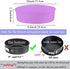 GBYAN Springform Pan Protector for 9inch and 9.5inch Springform Pan Round Cheesecake Pan Silicone Baking Pan Accessories Preventing Water from Ent...