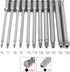 11pc Torx Screwdriver Bits 1/4 Inch Hex Shank Electric Magnetic Star Torx Security Head Screw driver Drill Bits Set, T6-T40,75mm Length...