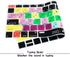 HRH Shortcut Hotkey Silicone Keyboard Cover Skin for MacBook Air 13 Inch 2018 Release A1932 with Retina Display and Touch ID EU/US,OSX...