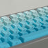 Side Printed Keycaps Cyan Gradient 125 Keys Cherry Profile PBT Heat Sublimation keycap Set for Mx Cherry Mechanical Keyboard (128 Cyan Gradient)...